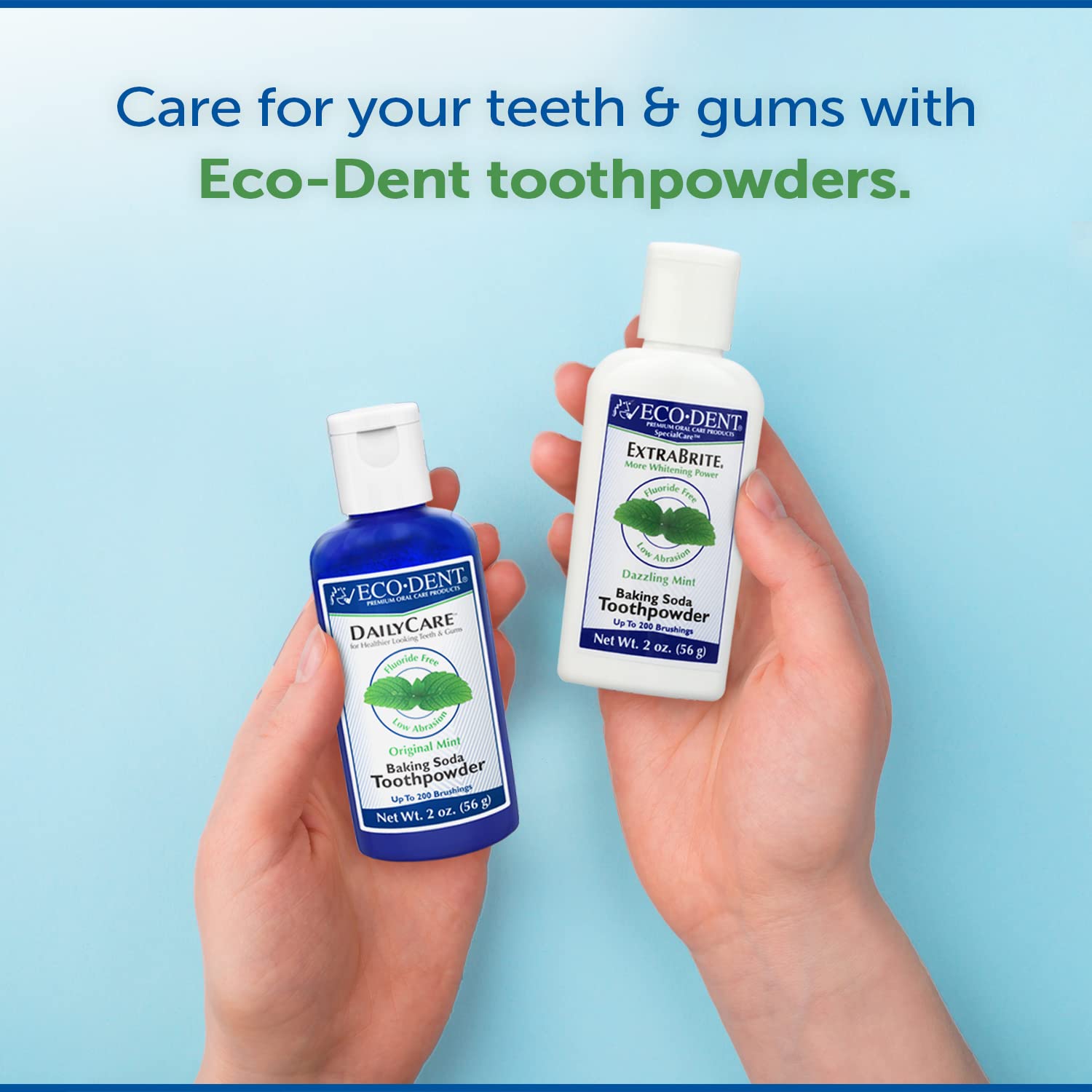 Amazon.com : Eco-Dent DailyCare Baking Soda Toothpowder, Mint